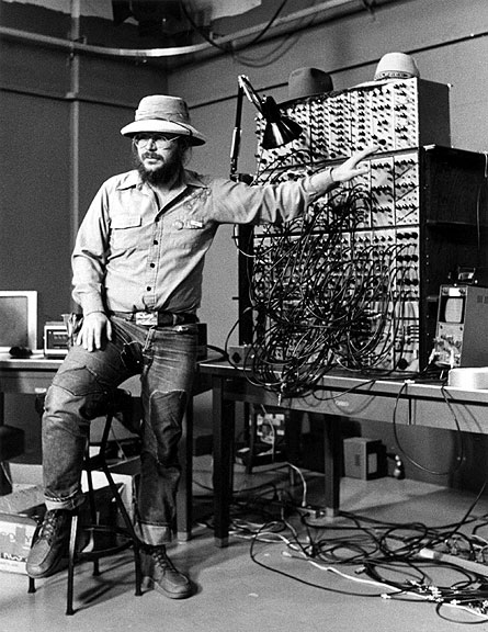 Portrait of Dan Sandin with the Sandin Image Processor