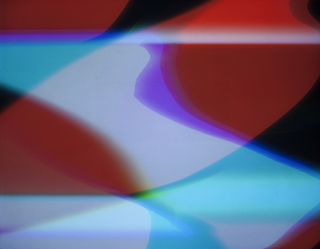 Colorful imagery generated by the RGB.VGA.VOLT DIY video synthesizer.